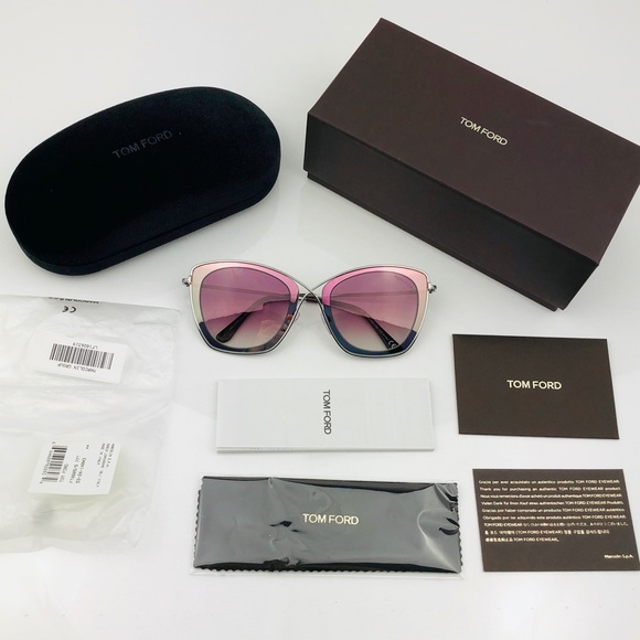 New TOM FORD India Butterfly Pink Sunglasses - Picture 2 of 16